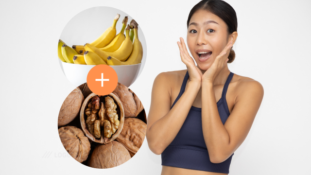 Banana + Nozes: entenda a combinação poderosa dessa dupla de fruta e oleaginosa!