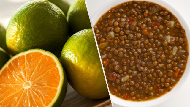 Luis Zamora, nutricionista: “Adicionar um pouco de vinagre às lentilhas ou comer uma laranja de sobremesa ajuda a absorver melhor o ferro.”