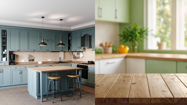 O verde-acinzentado e o verde-oliva são as tonalidades em alta para a cozinha (Fotos: Shutterstock)