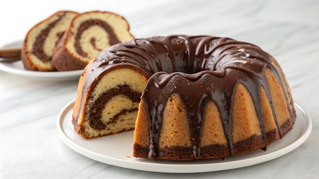 Depois que aprendi esse bolo mesclado de laranja com chocolate, não faço outro aqui em casa