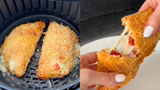 Transformei o frango da minha dieta em um salgado low carb delicioso, fica pronto em 20 minutos na airfryer (muito crocante)