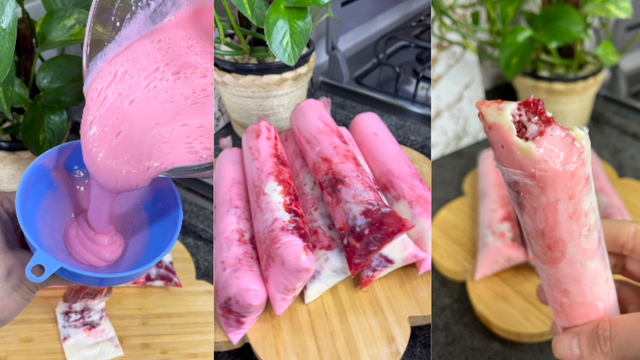 Geladinho de morango com casquinha crocante: perfeito para refrescar toda a família ou como renda extra no calorão