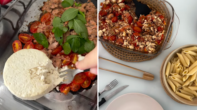 Quando quero um jantar leve, faço esse macarrão de poucos ingredientes com atum e ricota bem fácil de fazer