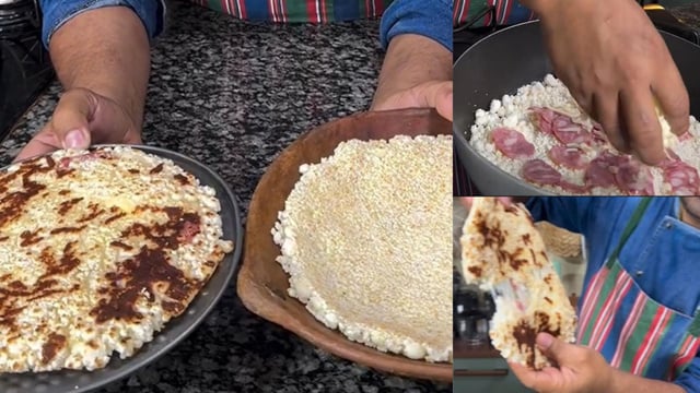 Tapioca paraguaia é o meu melhor lanche dos últimos tempos: receita fácil, rápida e já sai recheada da frigideira