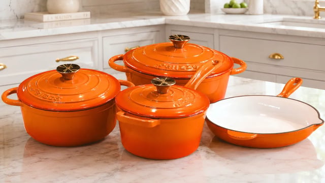 Kit de panelas esmaltadas é o sonho de qualquer cozinha moderna