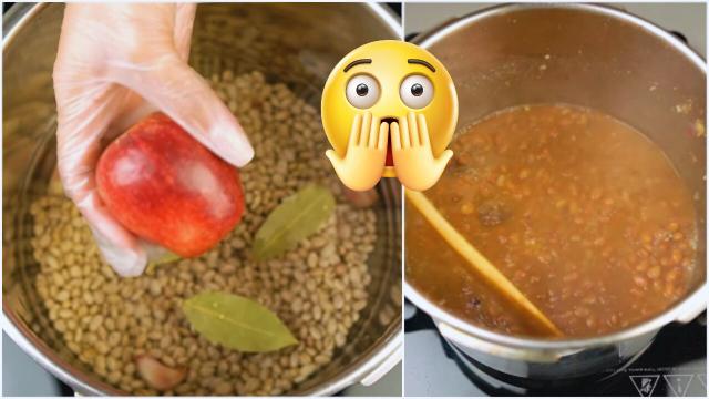 Coloque uma maçã para cozinhar com o feijão: o resultado vai te surpreender