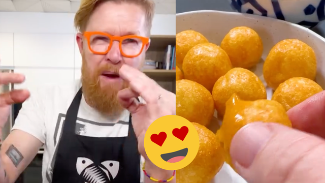 Bolinha de parmesão espetacular com apenas dois ingredientes: fácil de fazer e seus amigos vão adorar!