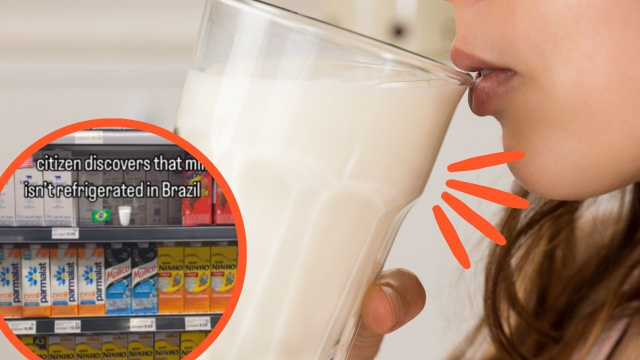 "Não parece real": gringo se assusta ao ver leite fora da geladeira nos mercados brasileiros e a gente explica como isso é possível