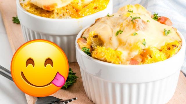 Torta salgada fit de frango na airfryer: receita prática, fácil e saudável