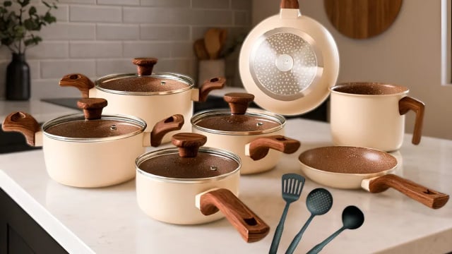 Troque suas panelas por um conjunto de 10 peças com esse cupom relâmpago