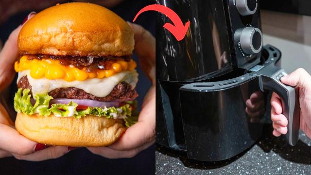 Fast food na airfryer: veja como fazer hambúrguer de lanchonete na fritadeira