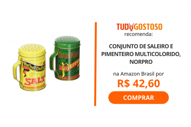6 opções criativas de saleiro e pimenteiro para você temperar suas comidas favoritas