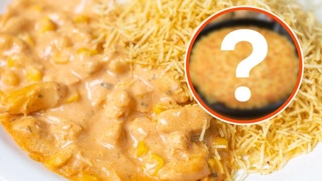 Nem batata frita, nem batata palha: esse é o jeito mais gostoso de comer strogonoff de frango