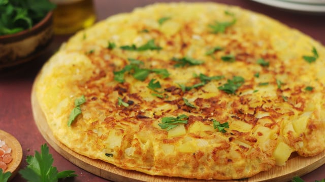 Omelete de batata (Créditos: Shutterstock)