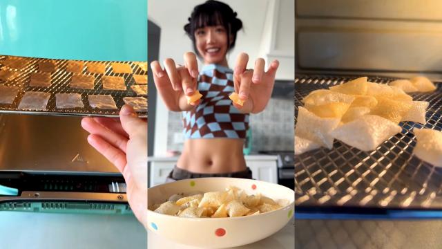 Biscoito salgado e crocante na air fryer com apenas 1 ingrediente: receita do TikTok fica igual ao do mercado!
