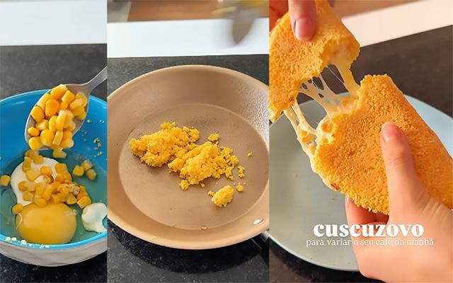 Você já ouviu falar em cuscuzovo? Receita deliciosa vai se tornar o seu café da manhã favorito!