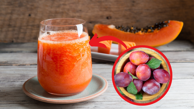 Quais os benefícios do suco de mamão com ameixa? Pra que serve e como fazer a bebida