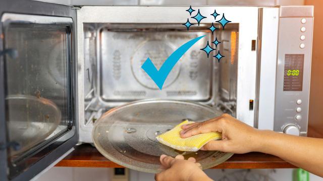 Nada de micro-ondas sujo! Esses são os melhores 4 truques de limpeza para eliminar a gordura impregnada