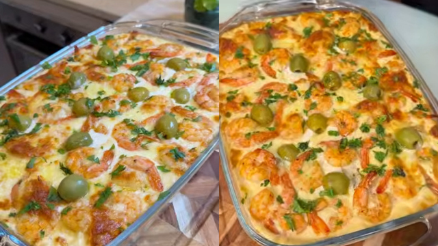 Travessa de peixe ao molho branco com camarão: a receita irresistível que vai brilhar no seu almoço de Páscoa