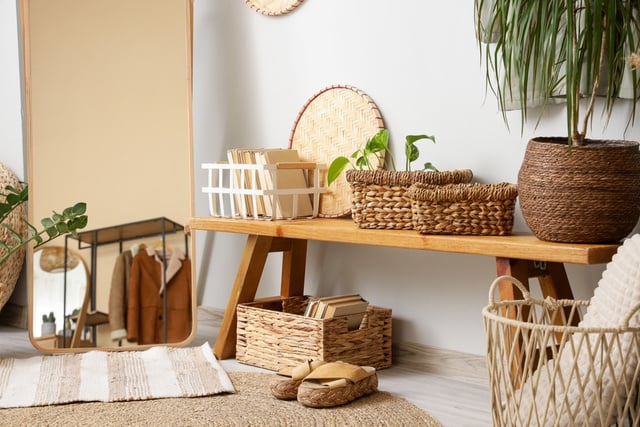 Kit com 4 cestos de bambu organiza e complementa por menos de R$ 80