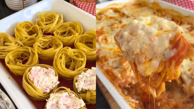 Toda vez que compro macarrão ninho preciso fazer esse macarrão recheado, meus filhos são apaixonados nessa receita