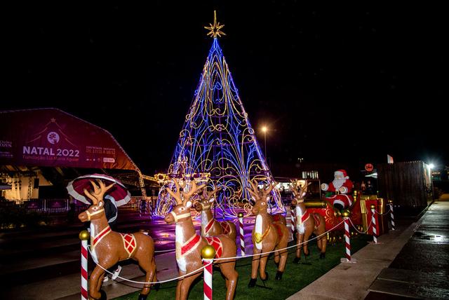 Natal de Campos do Jordão terá decoração no Parque Capivari e muita iluminação garantida. (Divulgação/Fundação Lia Maria Aguiar)