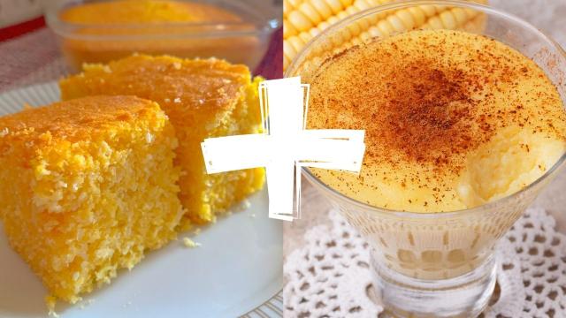 Bolo de milho de lata com curau SEM FARINHA DE TRIGO: já testa essa receita que será sucesso nas festas juninas