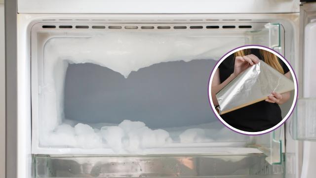 Truque genial com papel-alumínio para fazer no freezer que aprendi com um cozinheiro profissional
