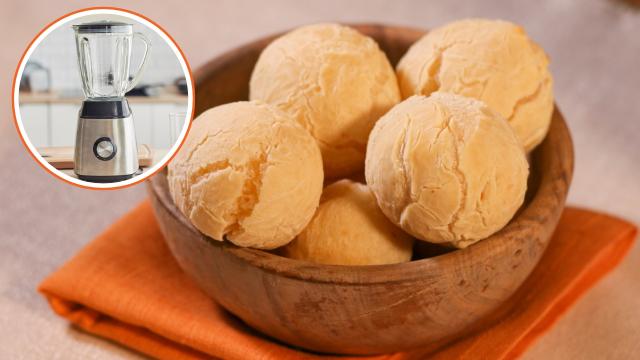 Esse pão de queijo de liquidificador é a receita fácil e deliciosa que você tá procurando pro lanche