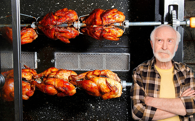 Como saber se o lindo frango assado da padaria não vai murchar em casa porque foi assado ontem?