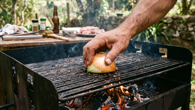 Por que esfregar uma cebola na grelha do churrasco: TudoGostoso revela para que serve esse truque