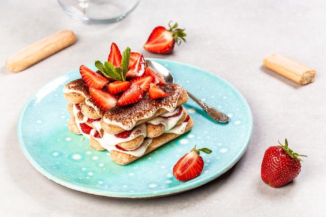 Tiramisu de morango: aqui está a dica de uma nutricionista para reduzir o teor de açúcar e gordura