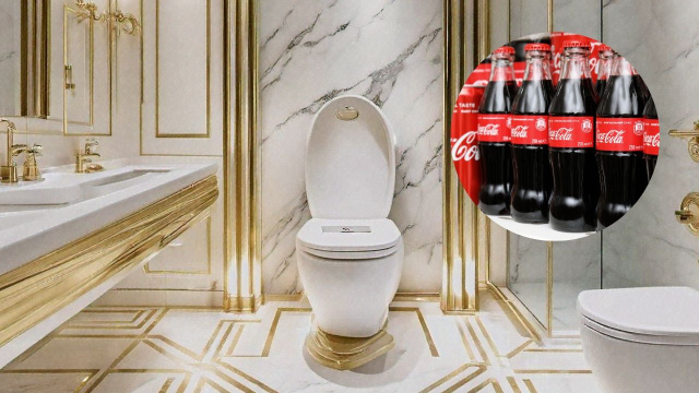 Responsável pela limpeza no Palácio de Buckingham revela: "A Coca-Cola é o meu ingrediente estrela para eliminar manchas difíceis do vaso sanitário"