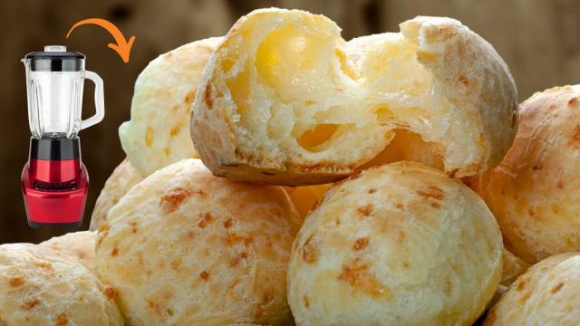 Pão de queijo com tapioca no liquidificador é a solução para um lanche vapt-vupt!