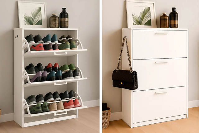 Estrutura em MDP com acabamento fácil de limpar (Divulgação: Mercado Livre).