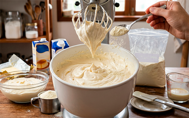 Esse creme de leite Ninho se tornou o meu recheio favorito para bolos e doces: só vai 4 ingredientes e não precisa de fogo!