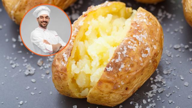 Truque de chef para cozinhar batatas com casca crocante em 20 minutos no forno