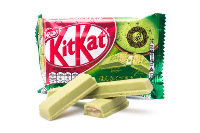Kit Kat chá verde. (créditos: Shutterstock)