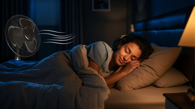 Com quantos anos você descobriu que se você dormir com o ventilador ligado a noite toda, é isso que acontece com seu corpo?