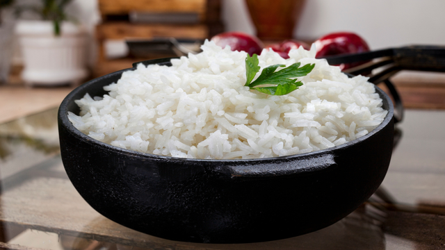Arroz branco soltinho. (créditos: Shutterstock)