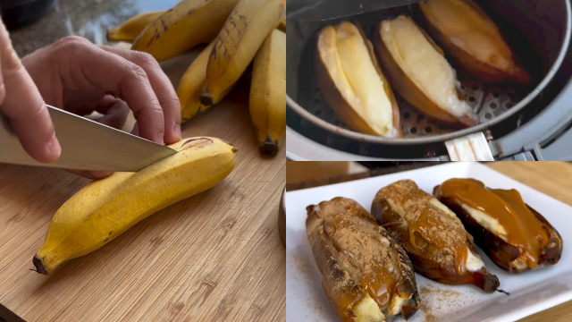 Essa sobremesa de banana na air fryer renova doce tradicional brasileiro e encanta até gringo