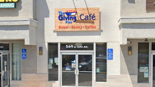Fachada da padaria The Giving Pies (Créditos: Google/Reprodução)