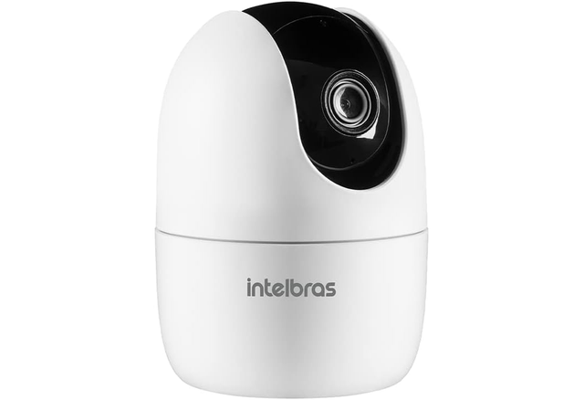 Câmera de segurança Wi-Fi Intelbras com visão ampla e monitoramento em tempo real pelo celular (Divulgação: Amazon).