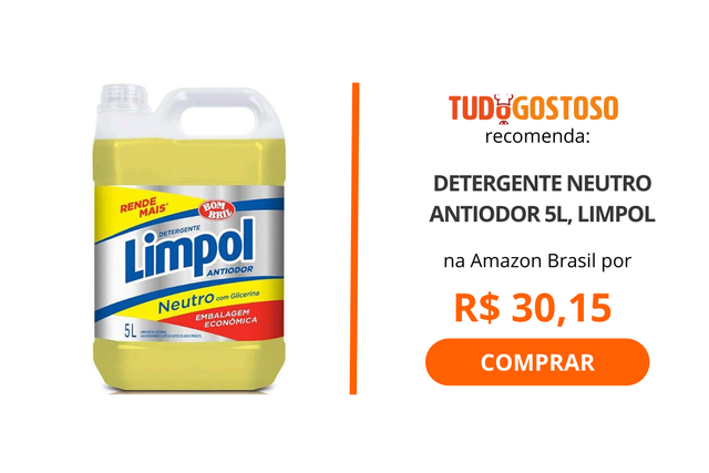 Detergente Neutro Antiodor 5L, Limpol
