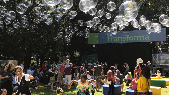 Comgás Transforma une arte, gastronomia e sustentabilidade em evento para toda família em SP