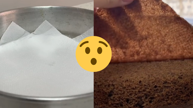Use o papel-toalha para assar o bolo sem untar a forma: truque é fácil e realmente funciona!