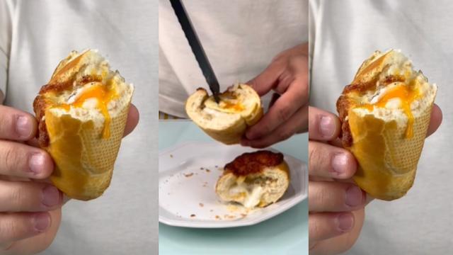 Como fazer pão com ovo - e gema mole - na airfryer em um piscar de olhos no café da manhã ou lanche