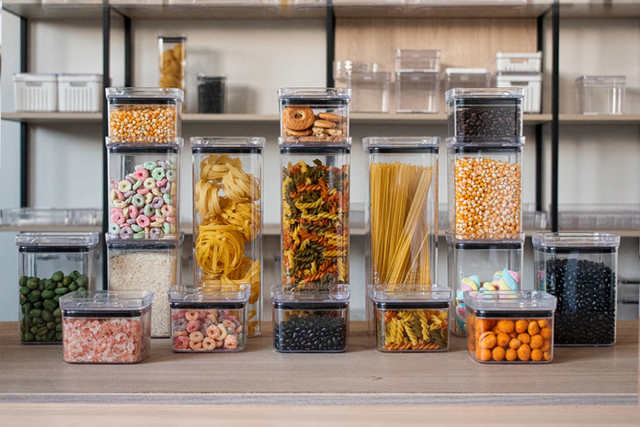 Esses potes herméticos vão deixar sua cozinha muito mais organizada (Divulgação: Shopee).
