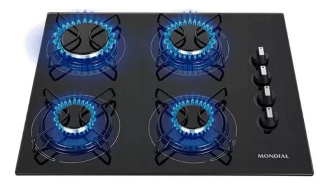 O Mondial CTG-01 é um cooktop 4 bocas a gás com excelente custo-benefício. (Créditos: Mondial/Mercado Livre)