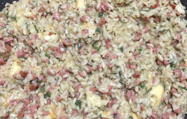 Risoto de linguiça com provolone (Créditos: TudoGostoso)